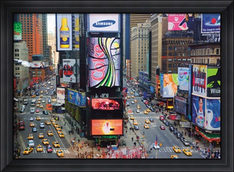 Framed Times Square, New York City Print