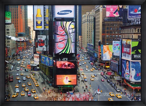 Framed Times Square, New York City Print