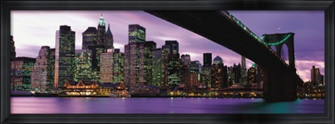 Framed East of Manhattan, New York Print