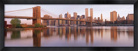 Framed Manhattan at Sunrise Print