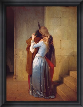 Framed ll bacio Print