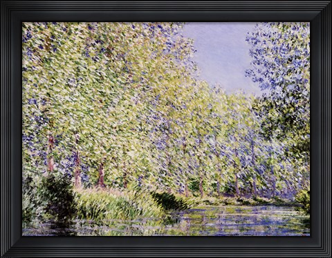 Framed Epte River near Giverny Print