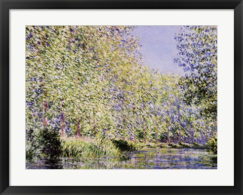 Framed Epte River near Giverny Print