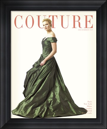 Framed Couture December 1959 Print