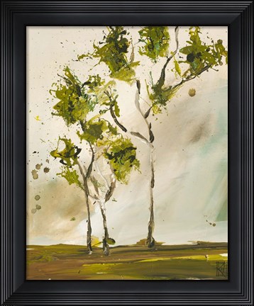 Framed Calli Trees I Print