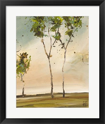 Framed Calli Trees II Print