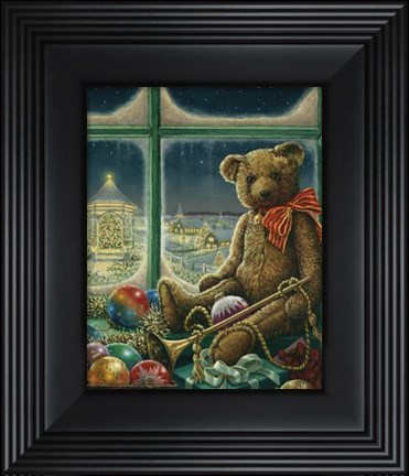 Framed Bentley Celebrates Christmas Print
