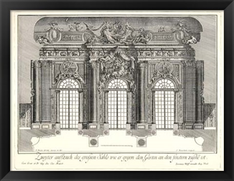 Framed Palace View I Print