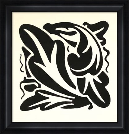 Framed Graphic Beauty II Print