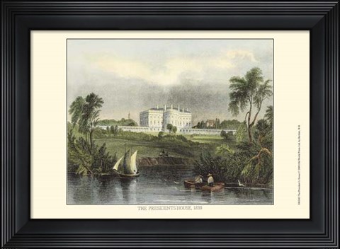 Framed President&#39;s House Print
