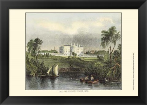 Framed President&#39;s House Print