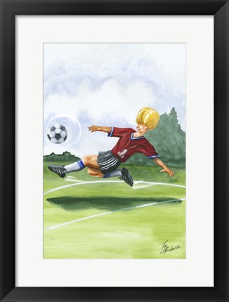 Framed Kickin it I Print