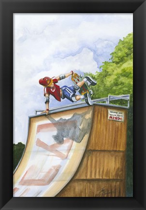 Framed Serious Hangtime Print