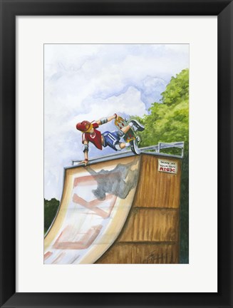 Framed Serious Hangtime Print