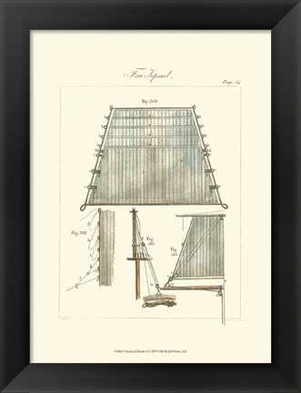 Framed Nautical Details I Print