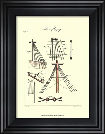 Framed Nautical Details II Print