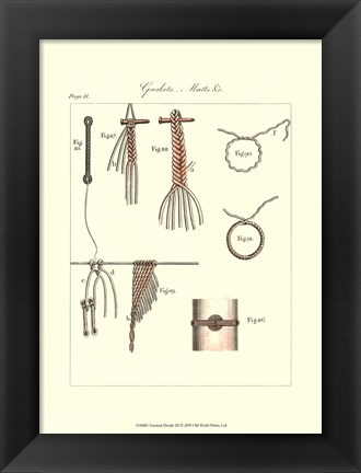 Framed Nautical Details III Print