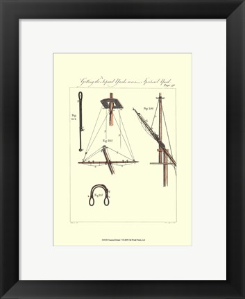 Framed Nautical Details V Print