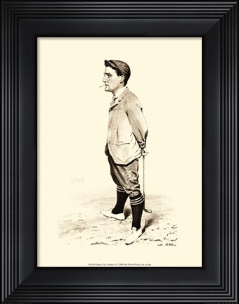 Framed Vanity Fair Golfers II Print