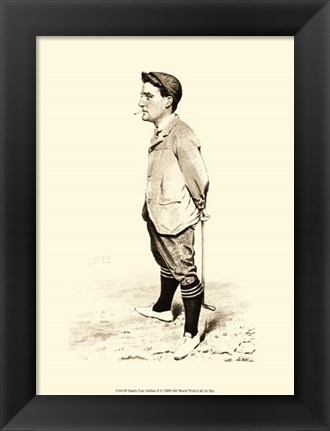 Framed Vanity Fair Golfers II Print