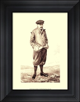 Framed Vanity Fair Golfers IV Print