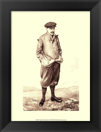 Framed Vanity Fair Golfers IV Print