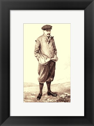Framed Vanity Fair Golfers IV Print