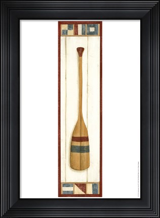 Framed Americana Oar II Print