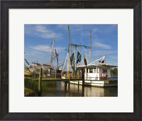 Framed Small Safe Harbor I Print