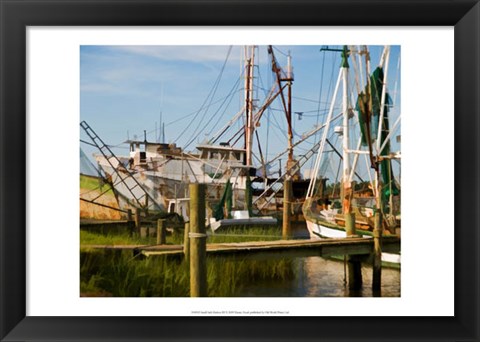 Framed Small Safe Harbor III Print