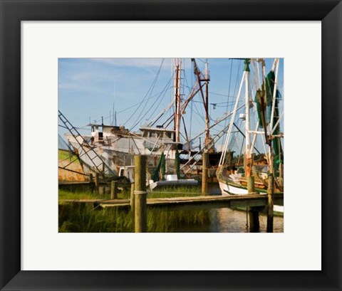 Framed Small Safe Harbor III Print