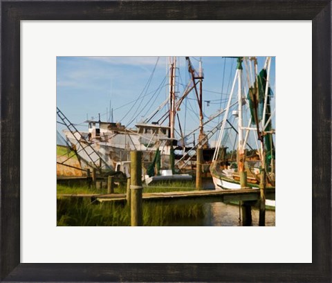 Framed Small Safe Harbor III Print