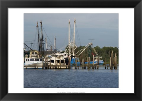 Framed Small Safe Harbor V Print