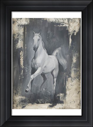 Framed Running Stallion II Print