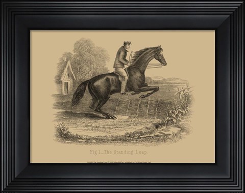 Framed Standing Leap Print