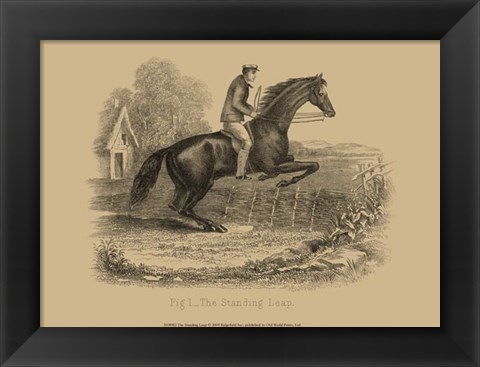 Framed Standing Leap Print