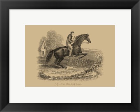 Framed Standing Leap Print