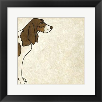 Framed Good Dog III Print