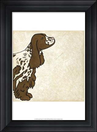 Framed Good Dog IV Print
