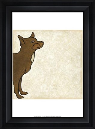 Framed Good Dog V Print
