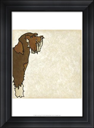 Framed Good Dog VI Print