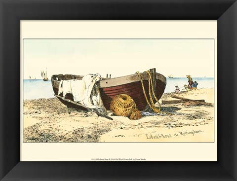 Framed Lobster Boat Print