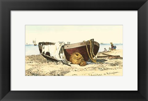 Framed Lobster Boat Print