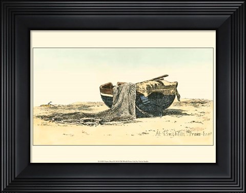 Framed Prawn Boat Print