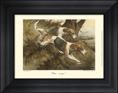 Framed Gone Away Print