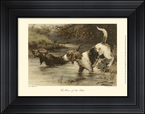 Framed Home of the Otter Print