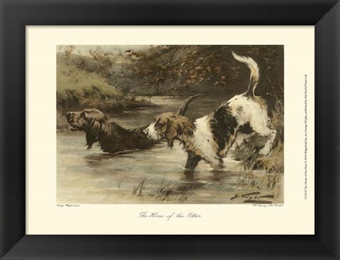 Framed Home of the Otter Print