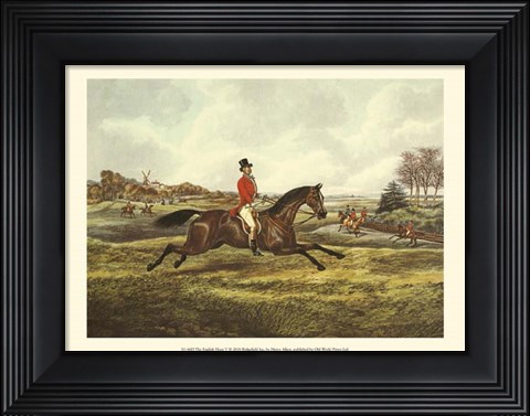 Framed English Hunt V Print