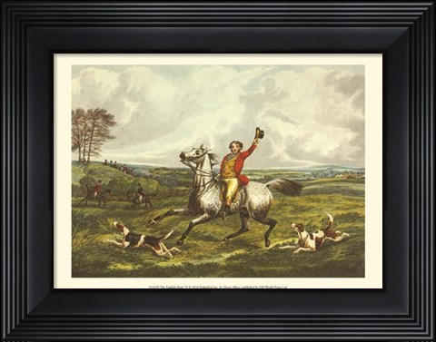 Framed English Hunt VI Print