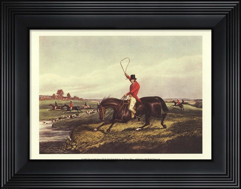 Framed English Hunt VIII Print